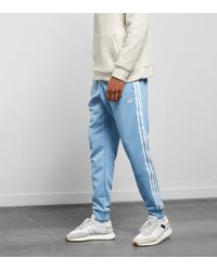 adidas originals superstar track pants ash blue