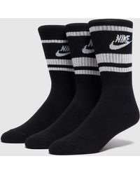 Nike 3 Pack Socks In Quarter Length Sx4706-101 in White for Men | Lyst UK