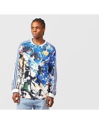 adidas - Originals X Manchester United X The Stone Roses Ls Shirt - Lyst