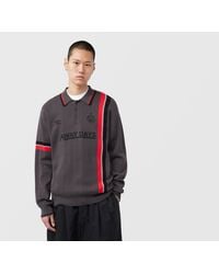 Umbro - Sports Culture Long Sleeve Knit Polo - Lyst