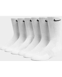 Nike - 6-pack Everyday Cushioned Training Crew Socks - Lyst