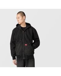 Dickies - Hooded Denim Jacket - Lyst