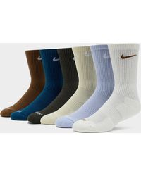 Nike - 6-Pack Everyday Cushioned Training Crew Socks - Lyst