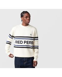 Fred Perry - Graphic Jumper - Lyst