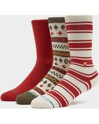 Stance - Cabin Days Crew Socks (3-Pack) - Lyst