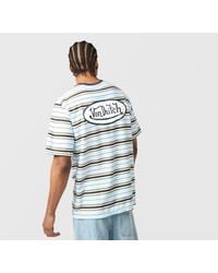 Von Dutch - Stripe T-Shirt - Lyst