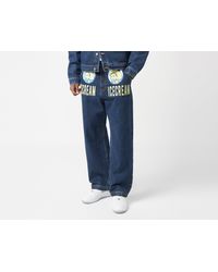 ICECREAM - Cowboy Print Denim Jeans - Lyst