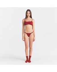 Skims - Logo Picot String Bikini - Lyst