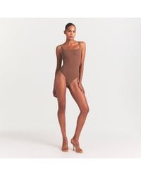Skims - Square Neck Bodysuit - Lyst