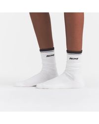 Skims - Ribbed Crew Logo Sock - Lyst