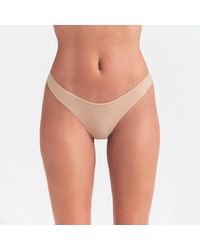 Skims - Dipped Front Thong - Lyst