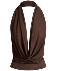 Skims - Deep Plunge Halter Top - Lyst