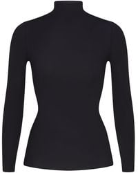 Skims - Mock Neck Long Sleeve Top - Lyst