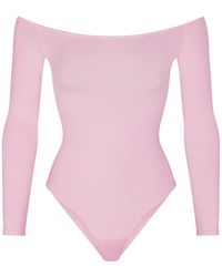 Skims - Essential Off The Shoulder Bodysuit - Lyst