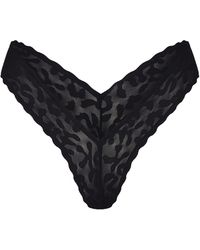 Skims - Lace Micro Dipped Thong - Lyst