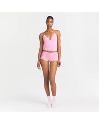 Skims - Triangle Cami Top And Boy Short Set - Lyst