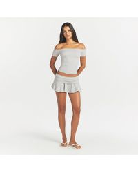 Skims - Foldover Mini Skort - Lyst