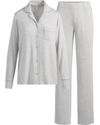 Skims - Sleep Long Sleeve Button Up Set - Lyst