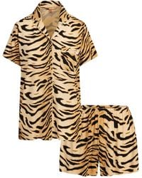 Skims - Sleep Short Sleeve Button Up Set - Lyst