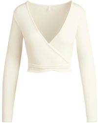 Skims - Long Sleeve Wrap Top - Lyst