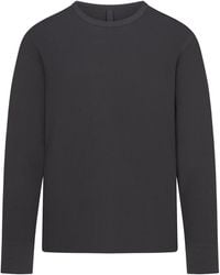 Skims - Waffle Knit Long Sleeve T-Shirt - Lyst