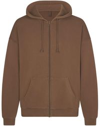Skims - Relaxed Zip Up Hoodie - Lyst