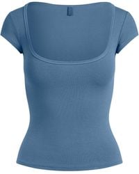 Skims - Scoop Neck T-Shirt - Lyst