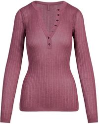 Skims - Long Sleeve Henley - Lyst