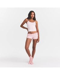 Skims - Sleep Cami Top And Bloomer Set - Lyst