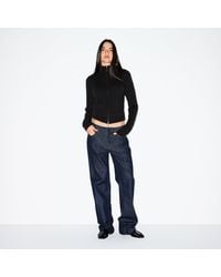 Skims - Zip Up Jacket Mock Neck Sweater - Lyst
