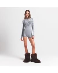 Skims - Half Zip Onesie (Bodysuit) - Lyst