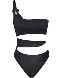 Skims - Knotted One Shoulder Monokini - Lyst