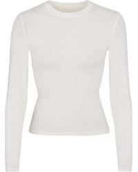 Skims Fits Everybody Long Sleeve T-shirt - Lyst