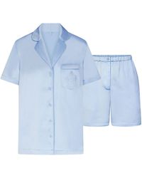 Skims - Short Sleeve Button Up Pajama Set - Lyst