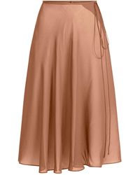 Skims - Tie Side Midi Skirt - Lyst