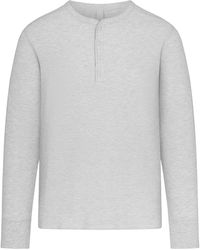 Skims - Waffle Knit Henley Long Sleeve - Lyst