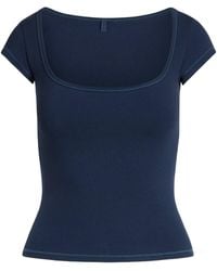 Skims - Scoop Neck T-Shirt - Lyst