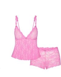 Skims - Triangle Cami Top And Short Set - Lyst