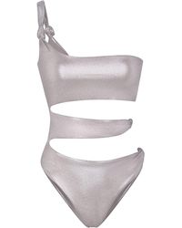 Skims - Knotted One Shoulder Monokini - Lyst