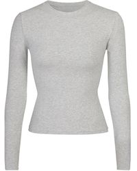 Skims - Long Sleeve T-shirt - Lyst