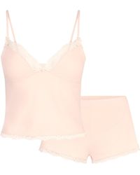 Skims - Lace Cami Top And Short Set - Lyst