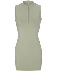 Skims - Zip Up Jacket Sleeveless Mini Dress - Lyst