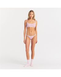 Skims - Logo Picot String Bikini - Lyst