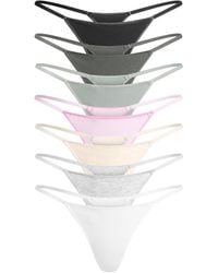 Skims - String Thong 7-Pack - Lyst
