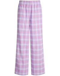 Skims - Flannel Sleep Oversized Pants - Lyst