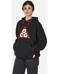 Nike - Acg Lny Hooded Sweatshirt Black - Lyst
