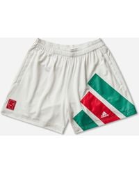 adidas - Brain Dead X Disney Football Shorts Chalk - Lyst
