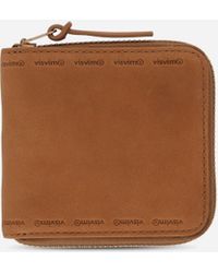 Visvim - Leather Bi-Fold Wallet Camel - Lyst
