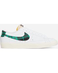 Nike - Blazer Low 77 Premium Sneakers White / Stadium Green - Lyst