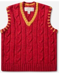 ERL - Cable Knit Vest - Lyst